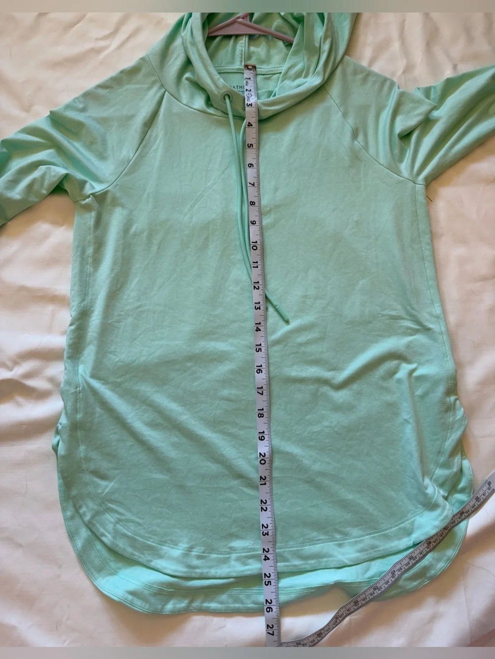 Athleta Uptempo Hoodie Sweatshirt Wintergreen Mint